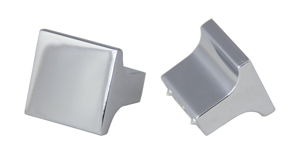 Pride Industrial Square Cabinet Knob Chrome