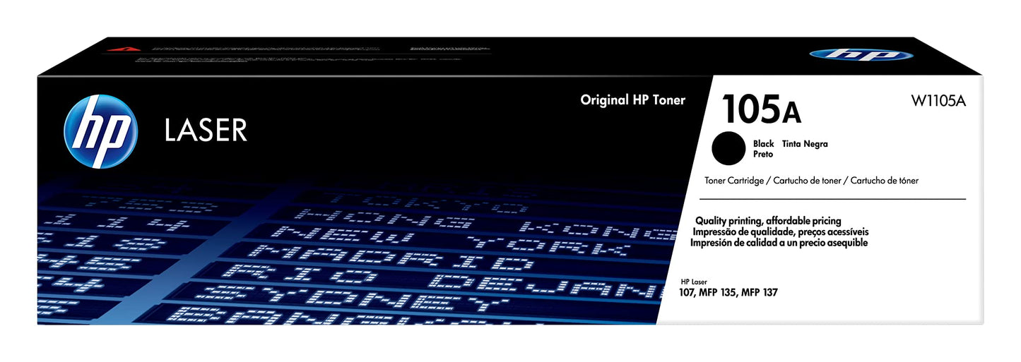 HP 105A Black Toner Cartridge W1105A