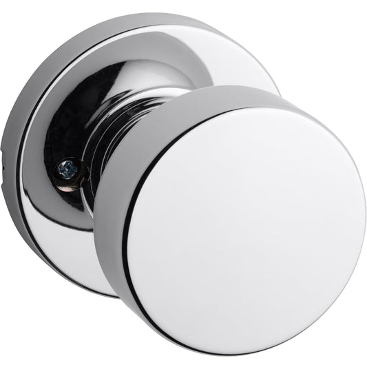 Kwikset Pismo Dummy Door Knob Polished Chrome