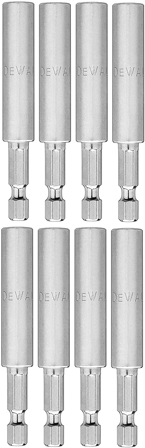 Dewalt DW2045B 3" Magnetic Replacement, Screwgun Bit Tip Holder #619773-02 (8 Pack)