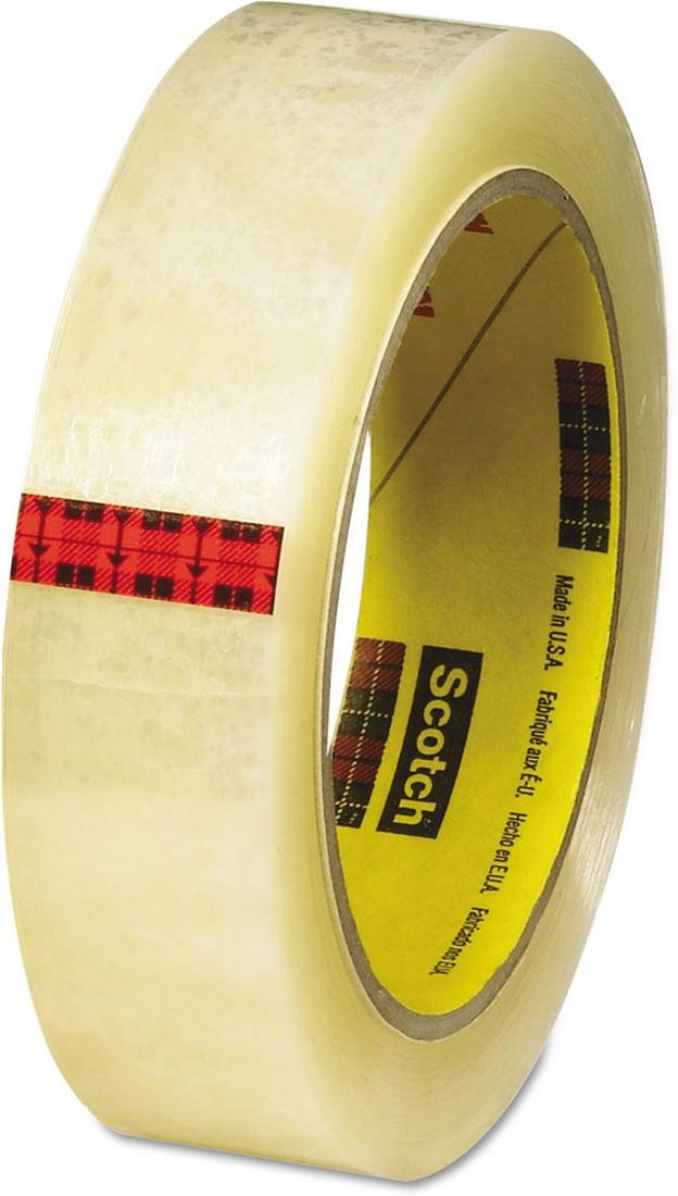 Scotch Transparent Tape, 1/2 in x 1296 in, 1 Roll