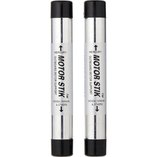 T-H Marine Motor Stik Pair - Heavy-Duty 8.75" Transom Saver Outboard Trailering Support for Tilt/Trim Rams, Fits Most 150HP+ Engines - Excludes 2024 Mercury, Yamaha Grease Fitting Note