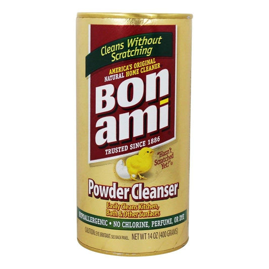 BON AMI Powder Cleanser for Kitchens & Bathrooms - All Types of Surfaces, Cleans Grime & Dirt, Polishes Surfaces, Absorbs Odors (Single 1 Pack)