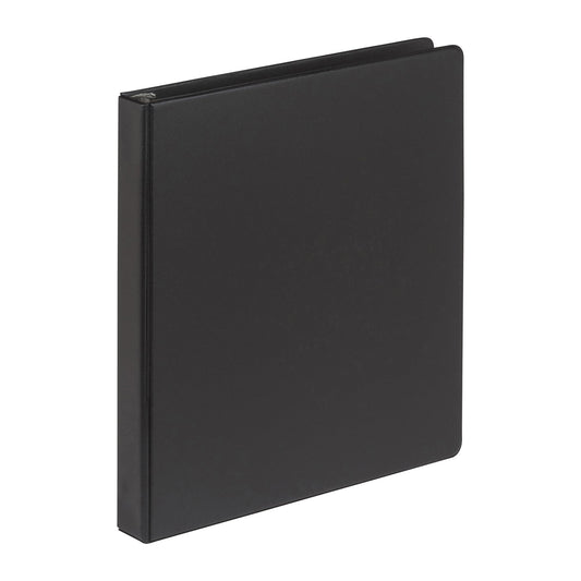 Samsill 1-Inch Recycled 3-Ring Binder, Black