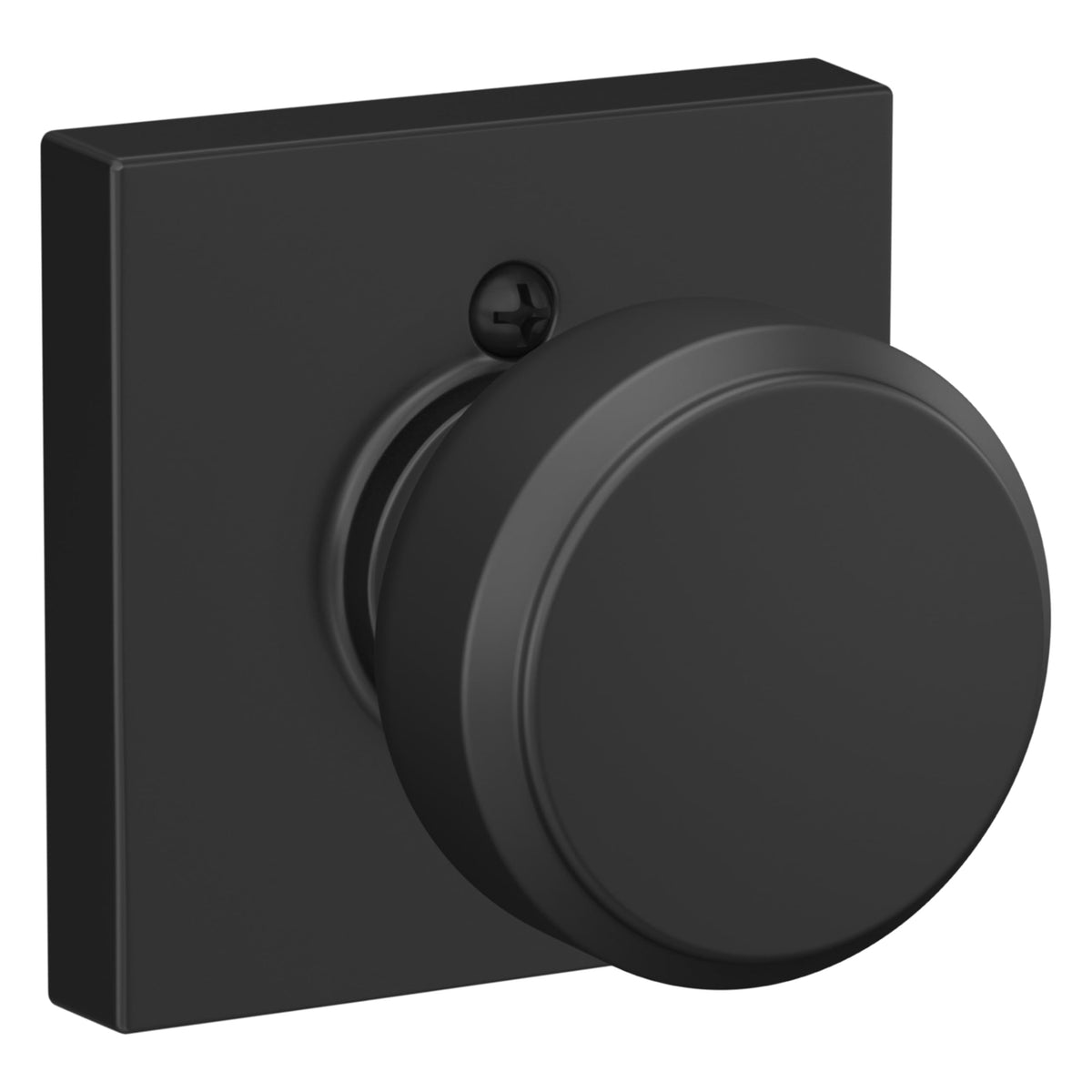 Schlage Bowery Dummy Knob F170 BWE 622 COL Matte Black