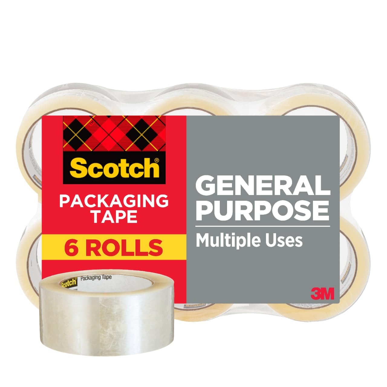 3M Packaging Tape 1.88 x 109.3 yd