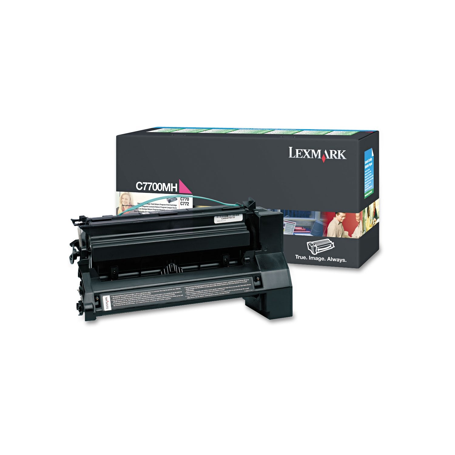 Lexmark C7700MH High-Yield Magenta Toner Cartridge, 10,000 Pages