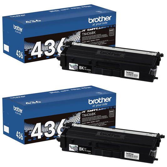 Brother TN436BK Super High Yield Toner-Retail Packaging , Black