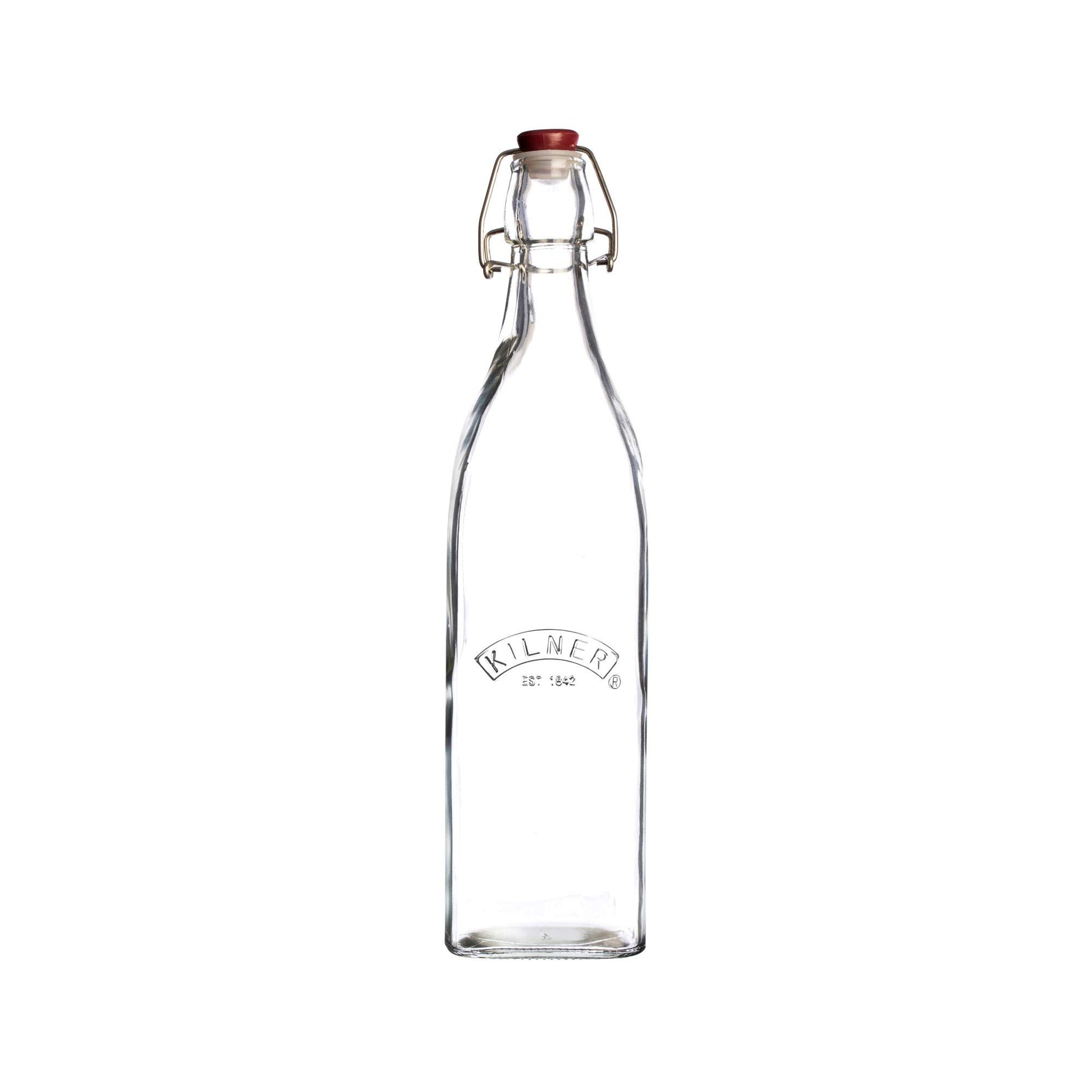 Kilner Square Swing Top Glass Bottle | 18.5 oz