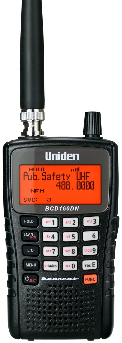 Uniden Bearcat BCD160DN Digital Scanner Handheld