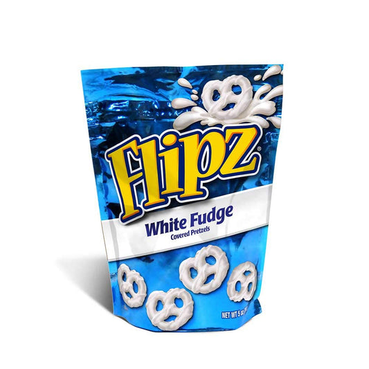 Flipz White Fudge Covered Pretzels 5 oz 6 Pack