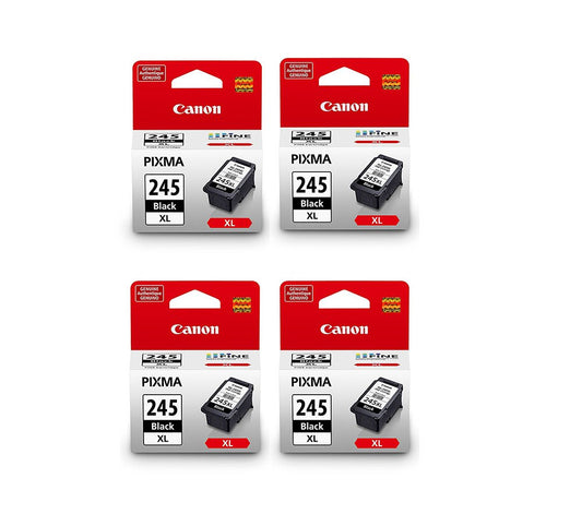 Canon PG-245XL Black Ink Cartridge 4 Pack