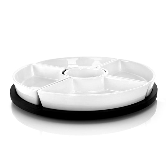 Gibson Elite Serving Tray, White