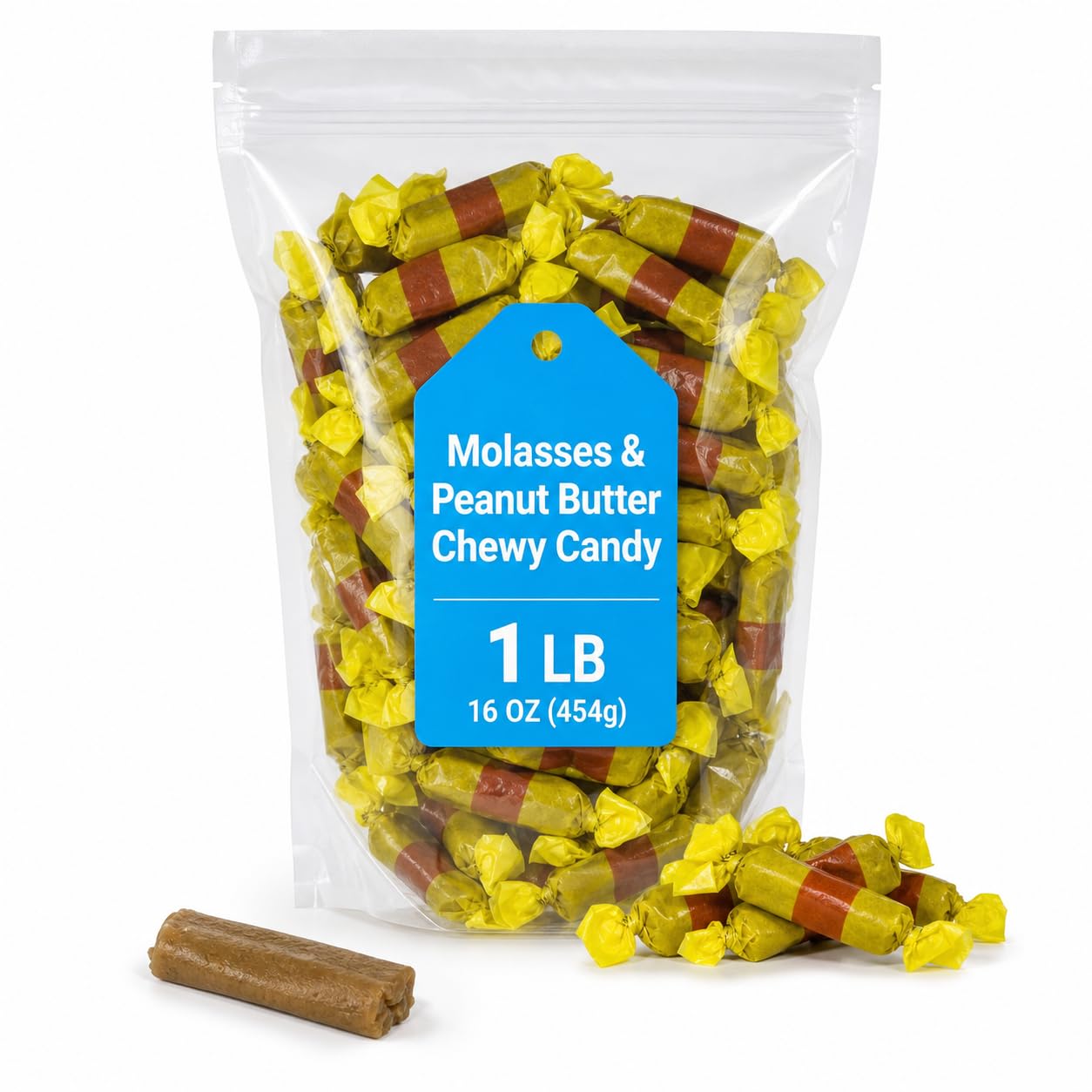 Atkinson Chewy Molasses & Peanut Butter Candy 1 lb