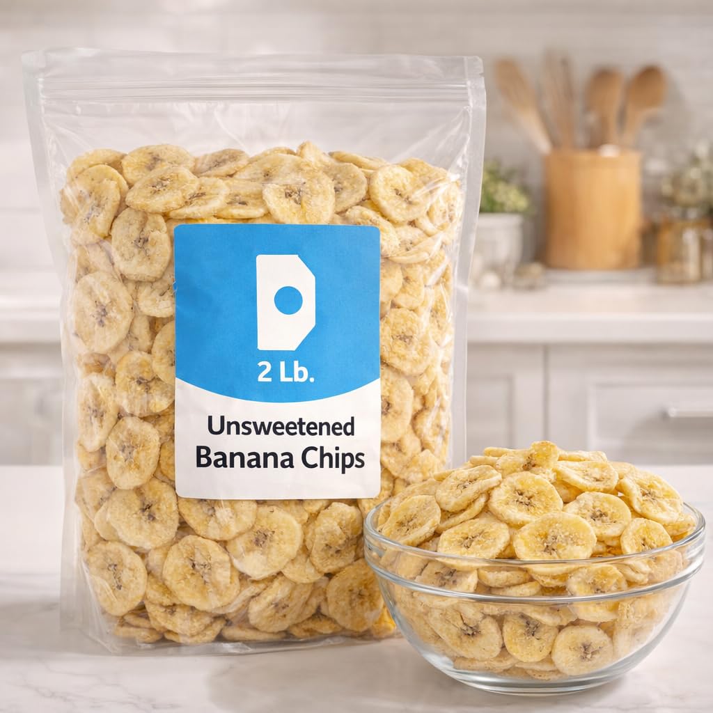 Imported Unsweetened Banana Chips 2 lb