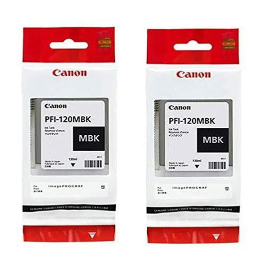 Canon PFI-120MBK 2 Pigment Matte Black 130ml Ink Tanks
