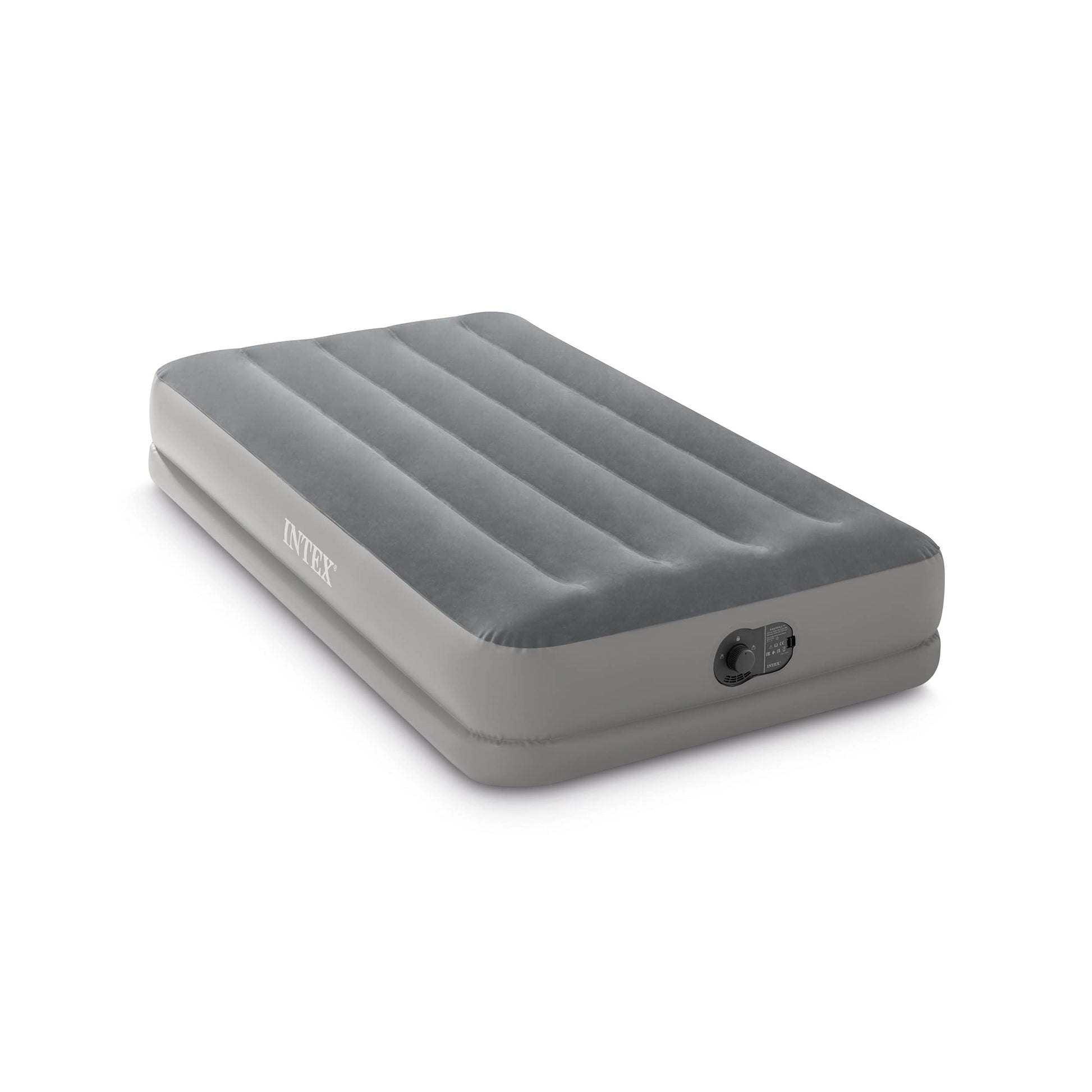 Intex Dura-Beam Prestige Twin Air Mattress 12in USB Pump