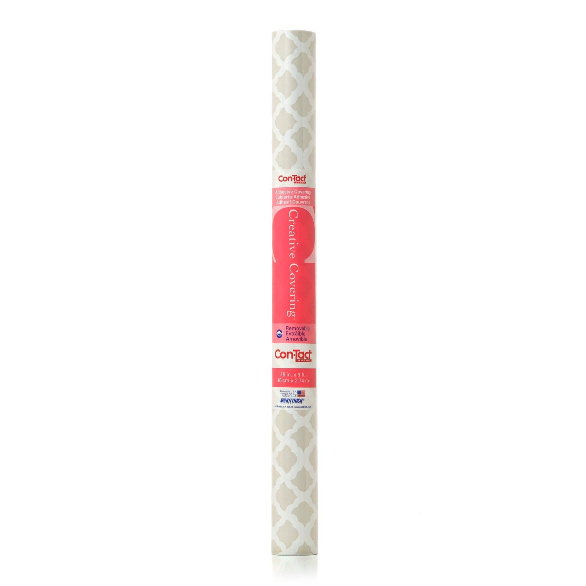 Contact Self Adhesive Paper 18" x 9ft Taupe