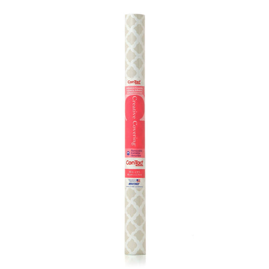 Contact Self Adhesive Paper 18" x 9ft Taupe