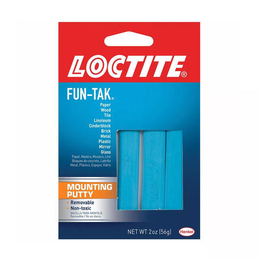 Loctite Fun-Tak Mounting Putty 2 oz Blue 1087306