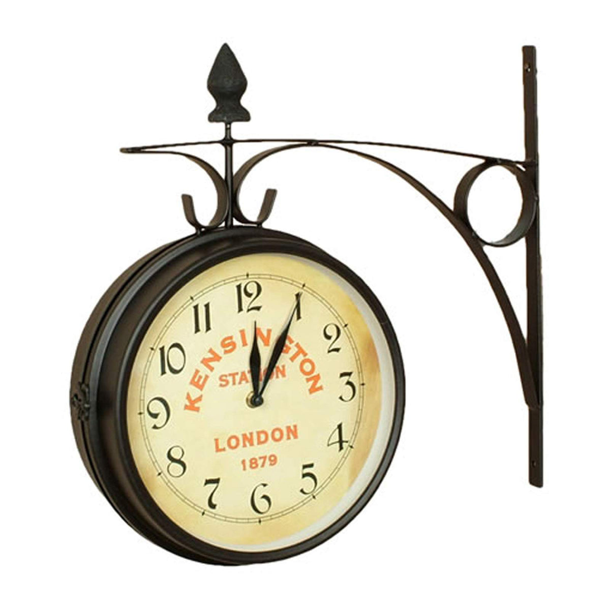 Nostalgic Kensington Station Double Side Clock Large