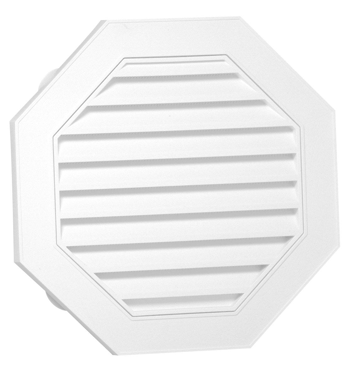 Canplas Duraflo 18-Inch Octagonal Gable Vent White