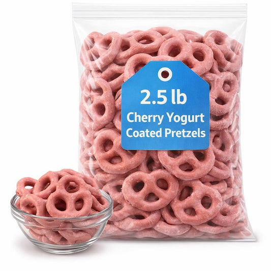 Bulk Cherry Yogurt Coated Pret