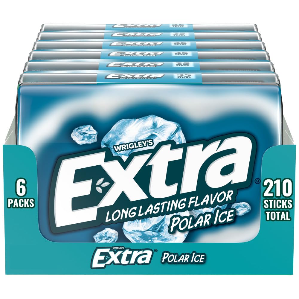 EXTRA Polar Ice Sugarfree Gum 35ct 6 Pack