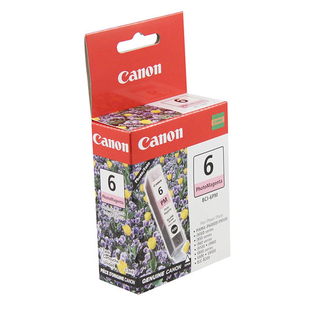 Canon BCI-6M Magenta Ink Tank, 370 Page Yield