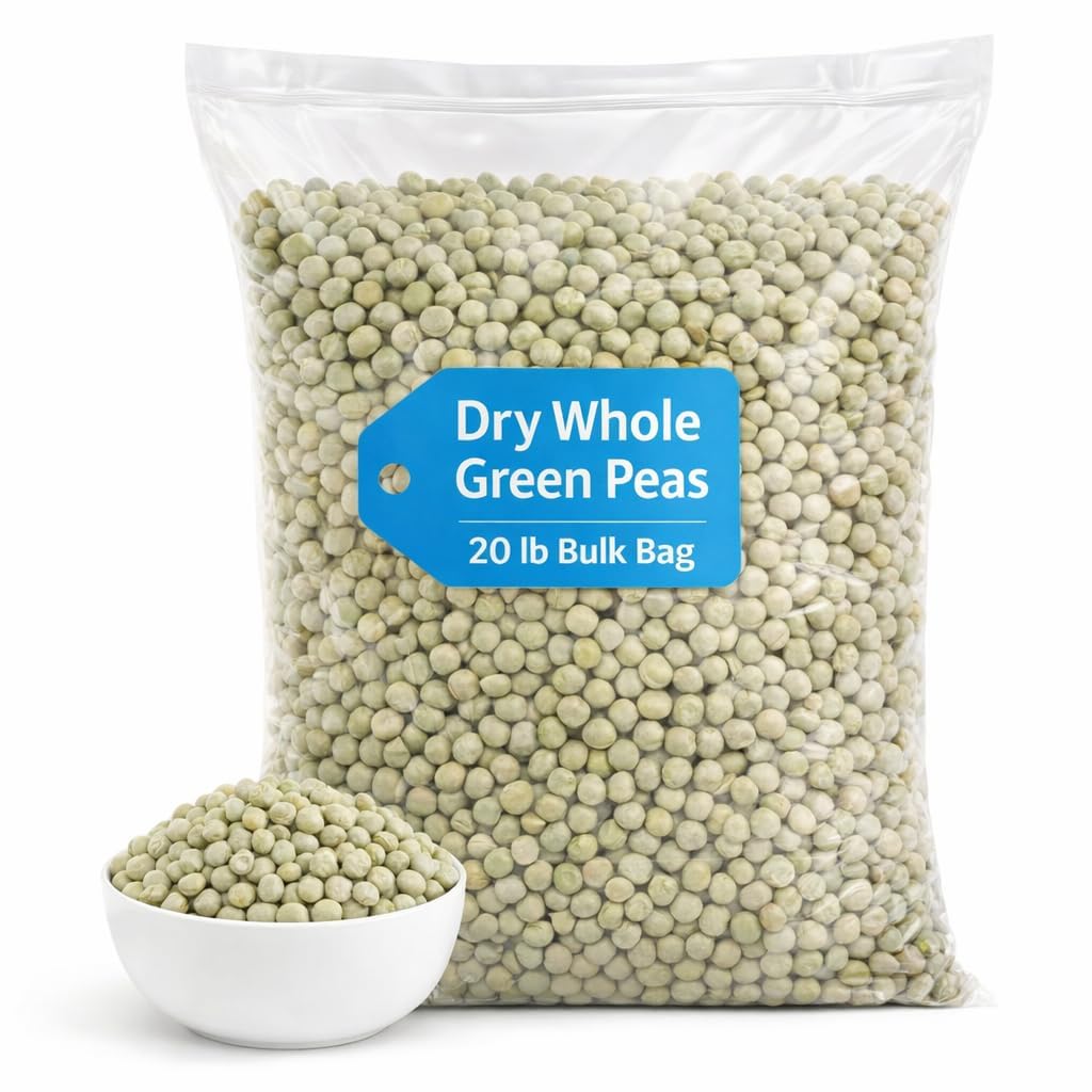 Brown's Whole Green Peas 20lb