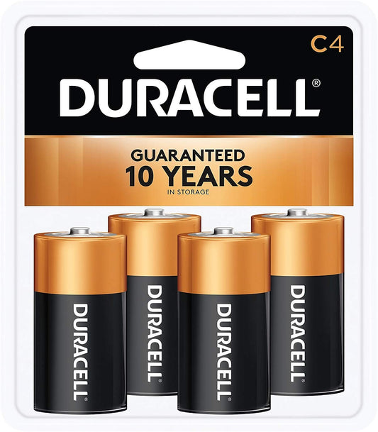 Duracell Coppertop C Alkaline Batteries 4-Pack (6 Packs)