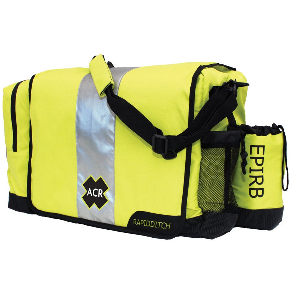 ACR RapidDitch Bag: Buoyant and Designed to Keep Essential Emergency Supplies Safe, Accessible, and Afloat in Critical Situations for Reliable Survival Support.