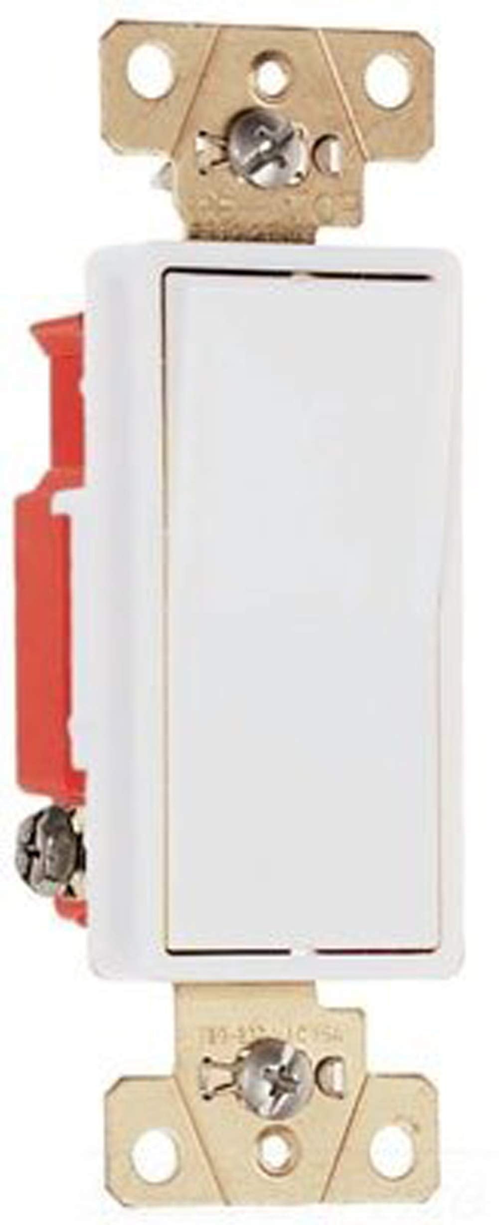 Legrand 2621-W Single Pole Decorator Rocker Switch 20A White