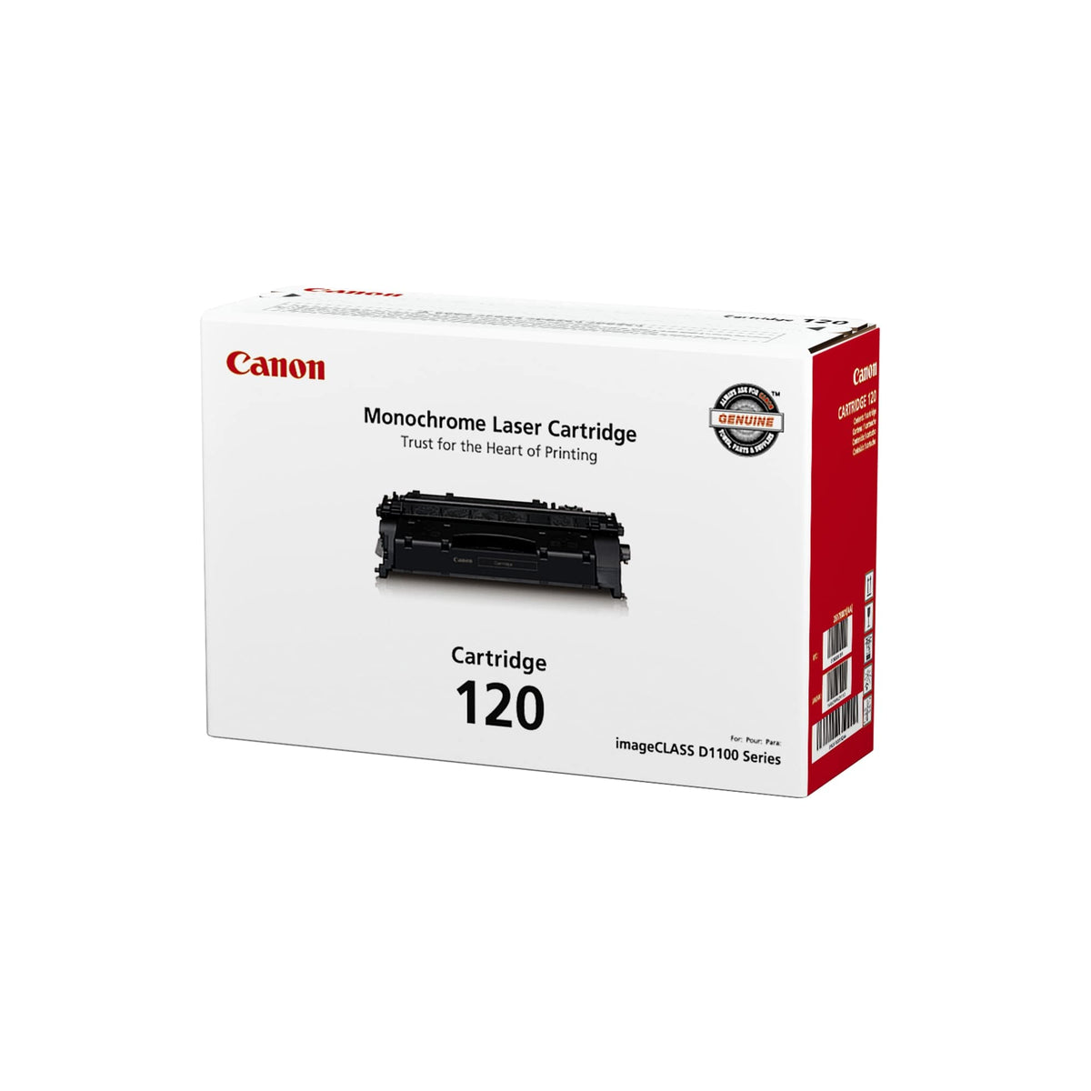 Canon CARTRIDGE120 Toner Cartridge for D1100 Series, Black-in Retail Packaging