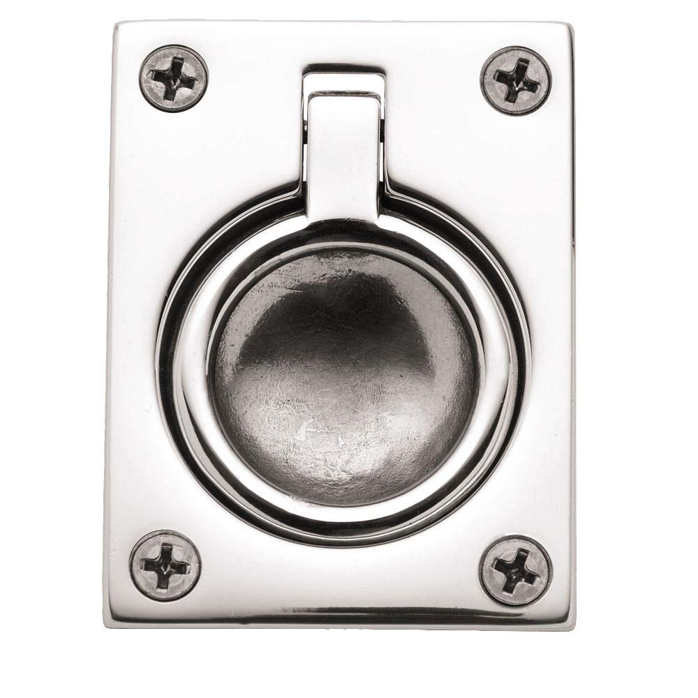 Baldwin Flush Ring Pull 0394055 Bright Nickel