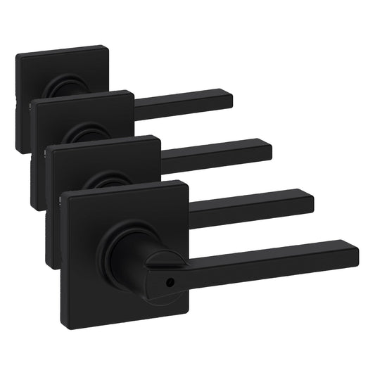 Kwikset Casey Interior Privacy Door Handle 4-Pack