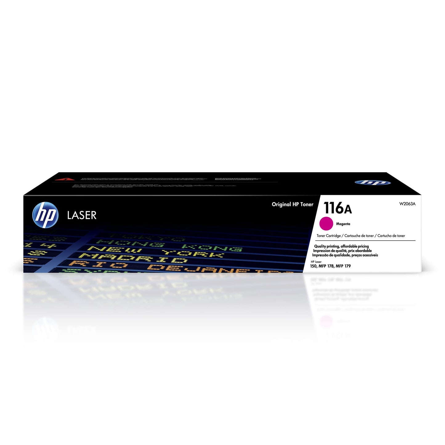 HP 116A Magenta Toner Cartridge | Works with HP Color Laser 150 Series, HP Color Laser MFP 178, 179 Series | W2063A