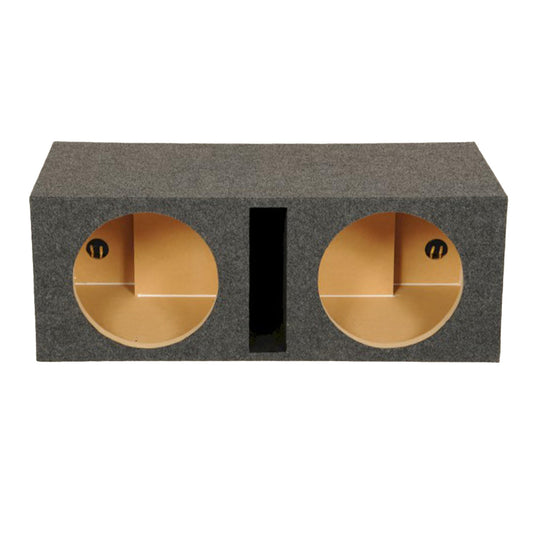 QPower 2-Hole 12-Inch Vented Subwoofer Enclosure