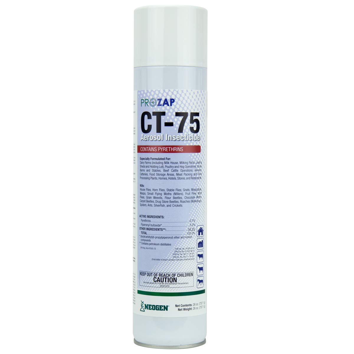 Prozap CT-75 Dairy Aerosol 25 oz