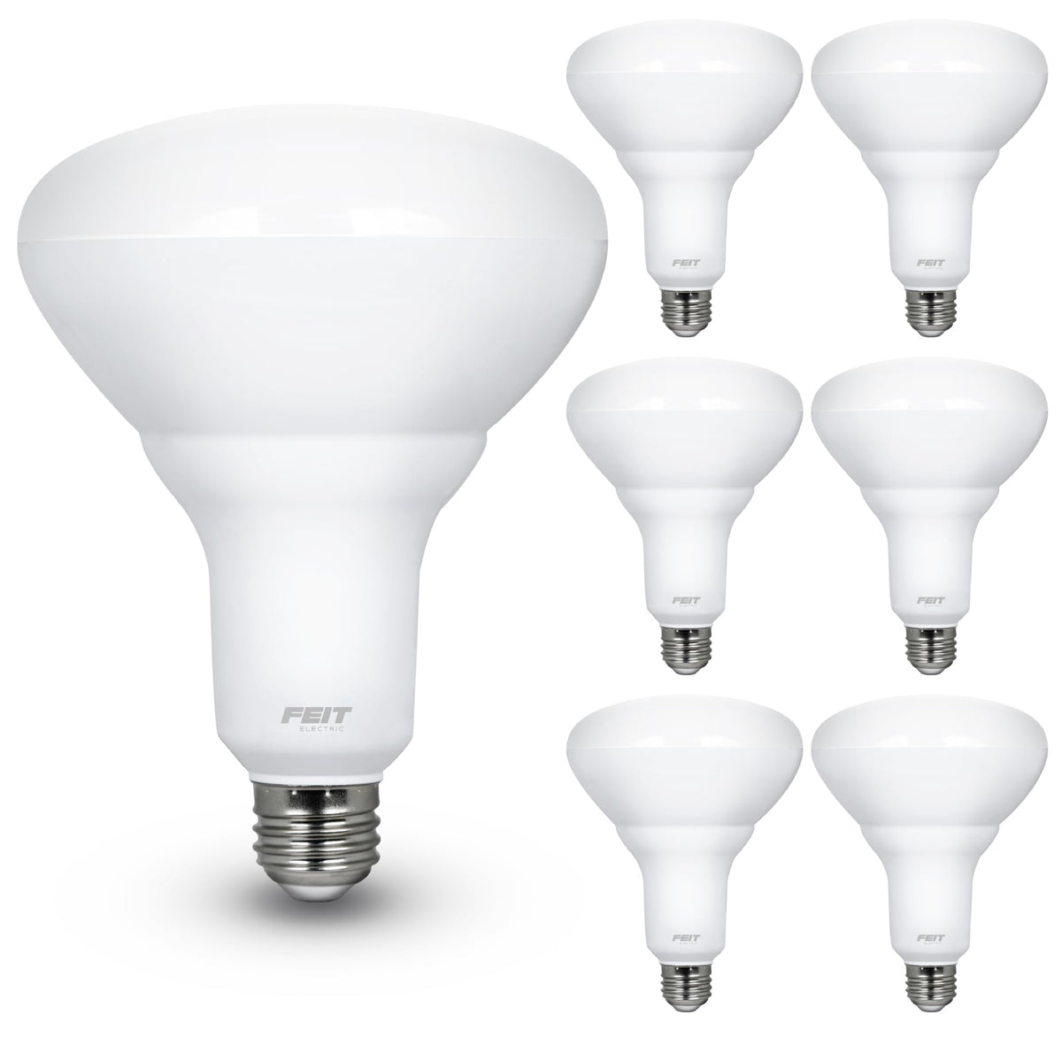 Feit Electric BR40 LED Light Bulbs 6 Pack