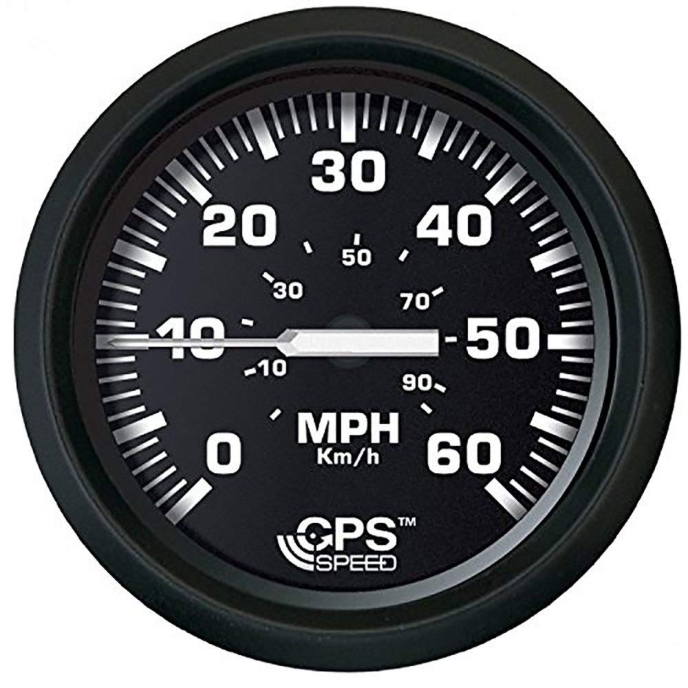 Faria Beede Euro Speedometer GPS 32816 60 MPH Black