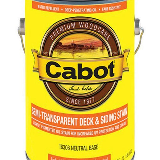 Cabot Deck & Siding Stain Natural Base 1 Gallon