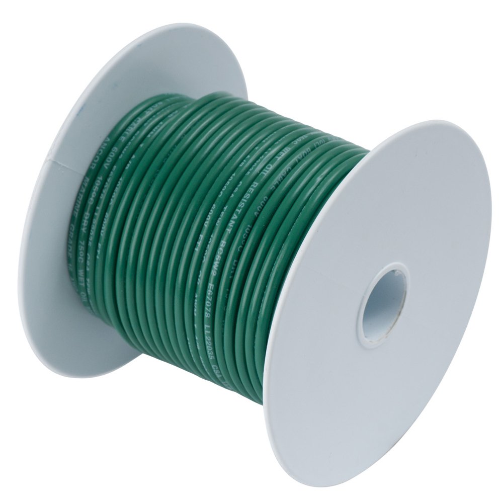 Ancor Green 14AWG Tinned Copper Wire 100ft
