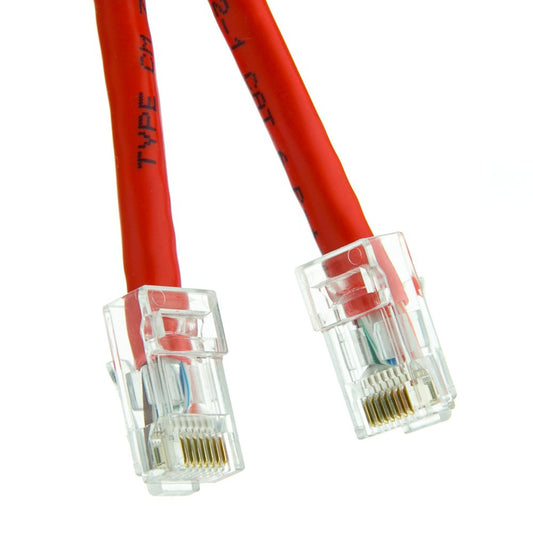 CableWholesale Cat6 UTP Ethernet Cable 50 ft Red