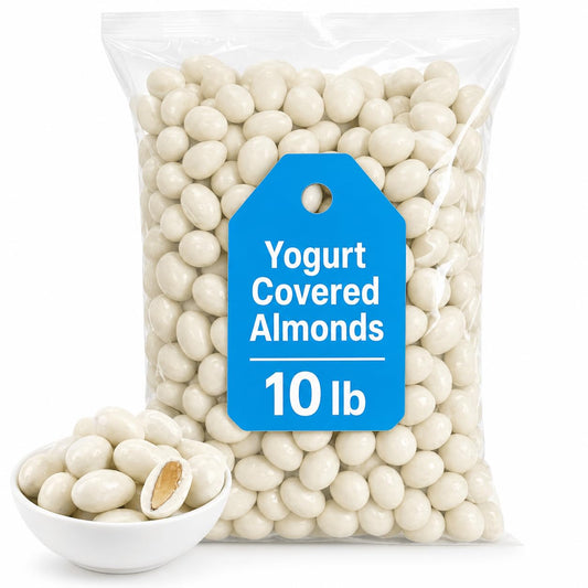 Bulk Yogurt Covered Almonds 10 lb