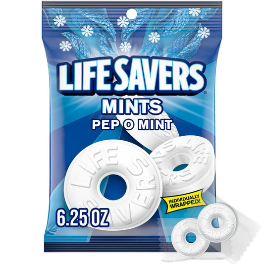 MRS08503 - Wrigley Life Savers Peppermint Hard Candies
