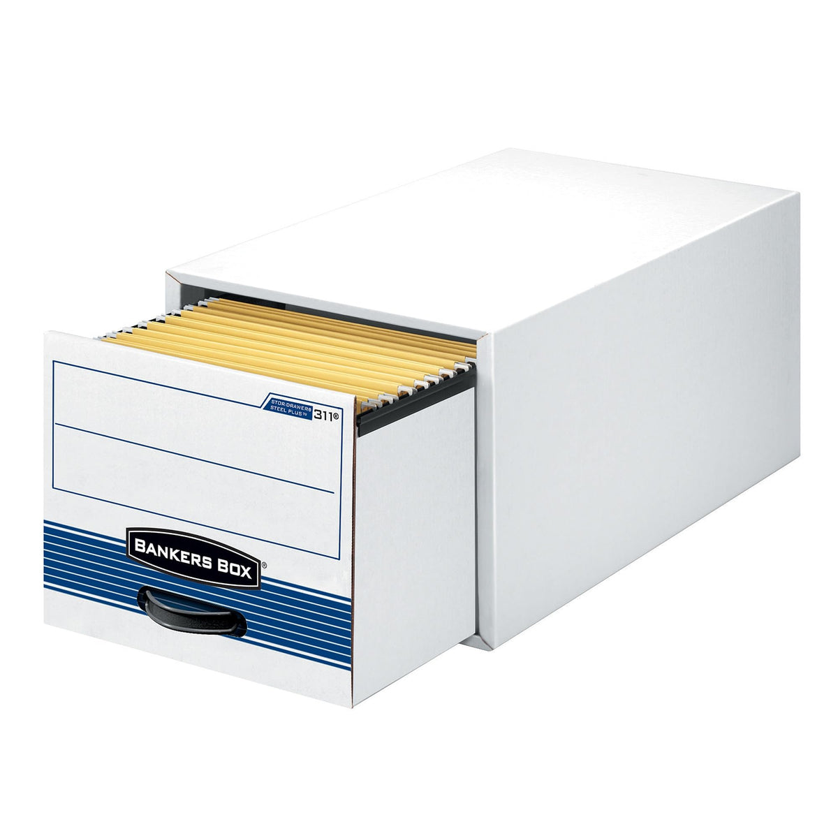 FEL00312 - Bankers Box Stor/Drawer Steel Plus Storage Box