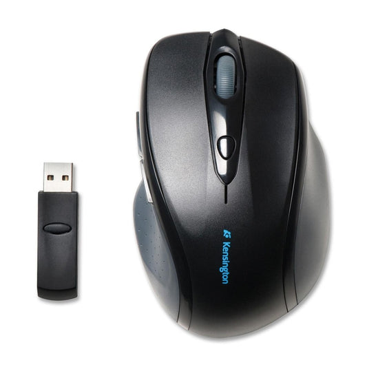 Kensington Pro Fit Full-Size Wireless Mouse (K72370US),Black/Silver