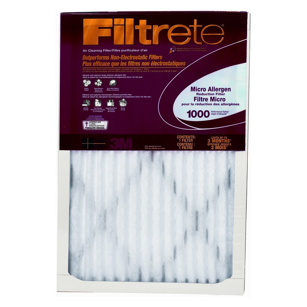 3M AIR FLTR 16X20X1 1000MPR