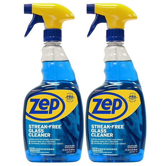 Zep Streak-Free Glass Cleaner 32 oz (2-Pack)
